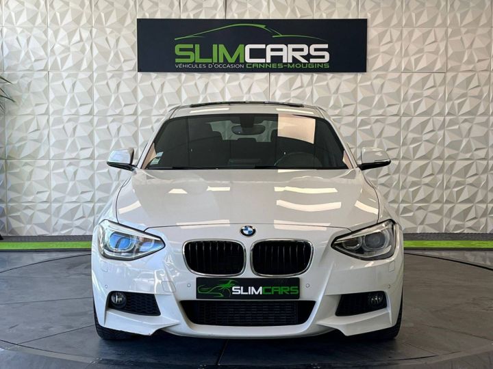 BMW Série 1 II (F21/20) 125d 218ch M Sport 5p BLANC - 3