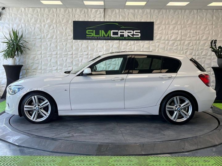 BMW Série 1 II (F21/20) 125d 218ch M Sport 5p BLANC - 6