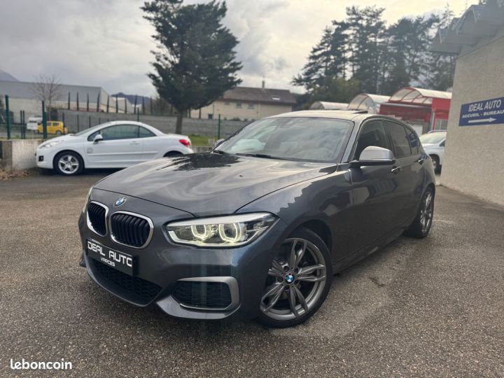 BMW Série 1 M140iA xDrive 340ch Toit ouvrant-Harman Kardon Gris - 1