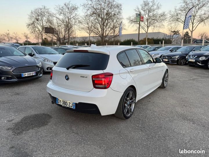 BMW Série 1 serie 118da 143 ch m sport Blanc - 5