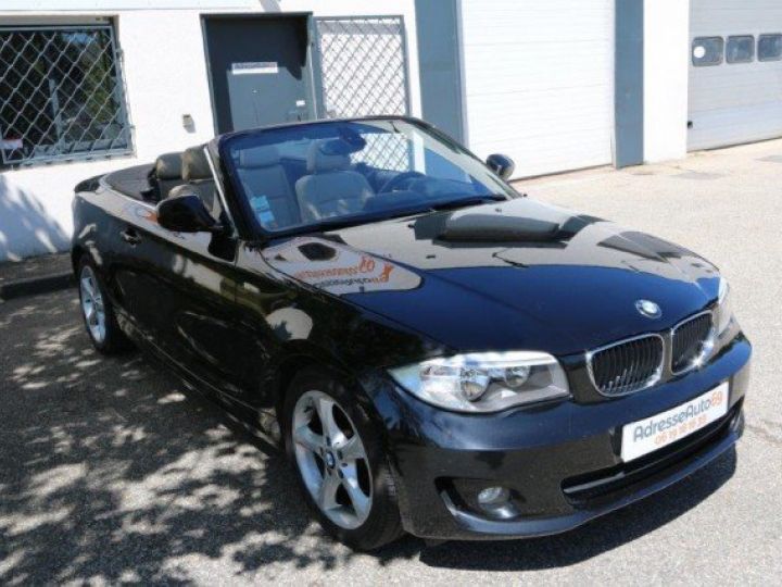 BMW Série 1 SERIE CABRIOLET 118 DA LUXE BVA     Diesel NOIR - 2