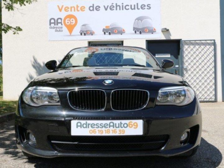 BMW Série 1 SERIE CABRIOLET 118 DA LUXE BVA     Diesel NOIR - 3