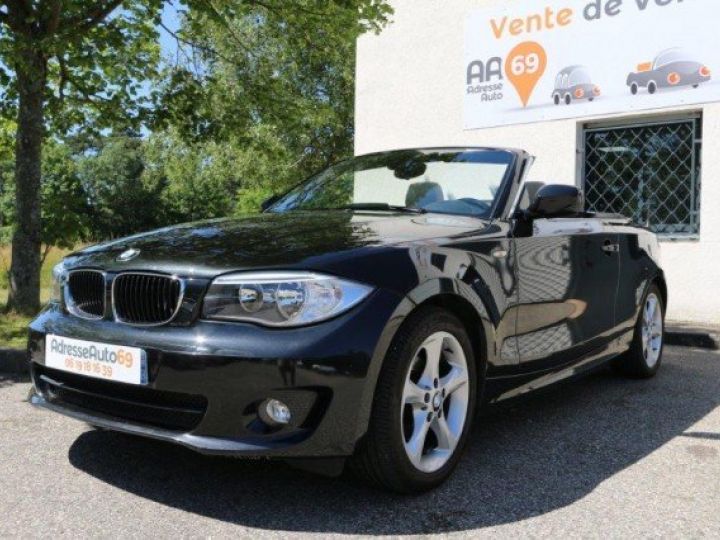 BMW Série 1 SERIE CABRIOLET 118 DA LUXE BVA     Diesel NOIR - 4