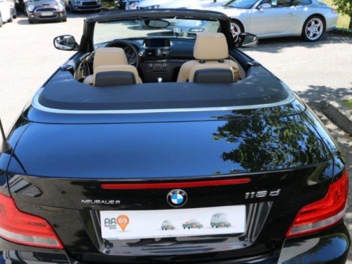 BMW Série 1 SERIE CABRIOLET 118 DA LUXE BVA     Diesel NOIR - 20