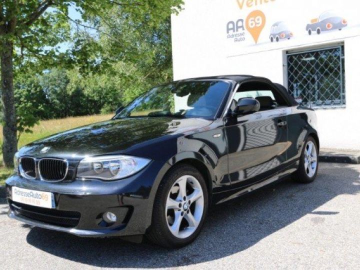 BMW Série 1 SERIE CABRIOLET 118 DA LUXE BVA     Diesel NOIR - 26