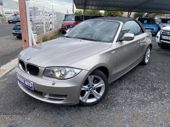 BMW Série 1 SERIE CABRIOLET E88 118i 143 ch Luxe A Marron - 1