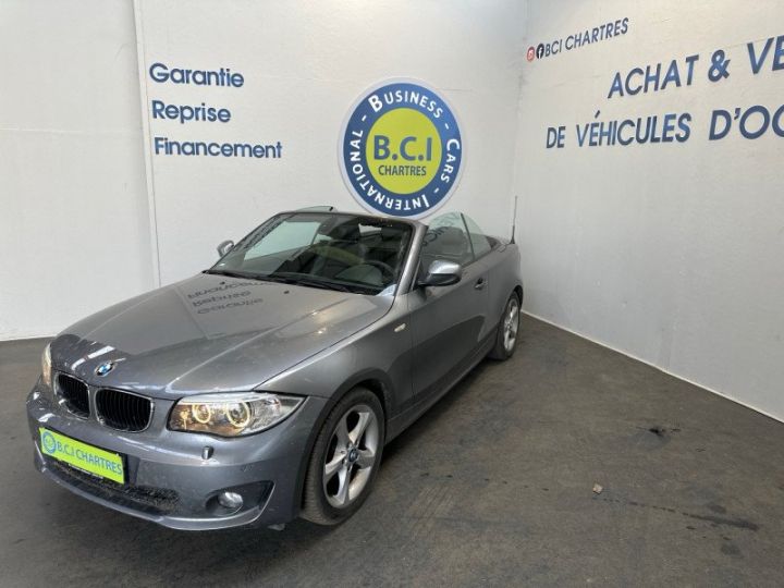 BMW Série 1 SERIE CABRIOLET (E88) 118I 143CH CONFORT Gris - 2