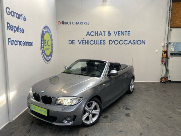 BMW Série 1 SERIE CABRIOLET (E88) 123DA 204CH CONFORT Gris - 1