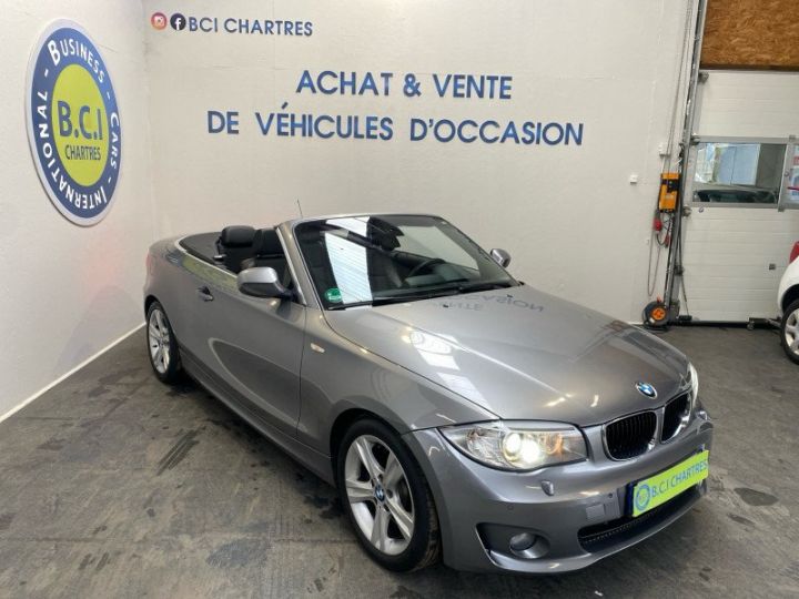 BMW Série 1 SERIE CABRIOLET (E88) 123DA 204CH CONFORT Gris - 2