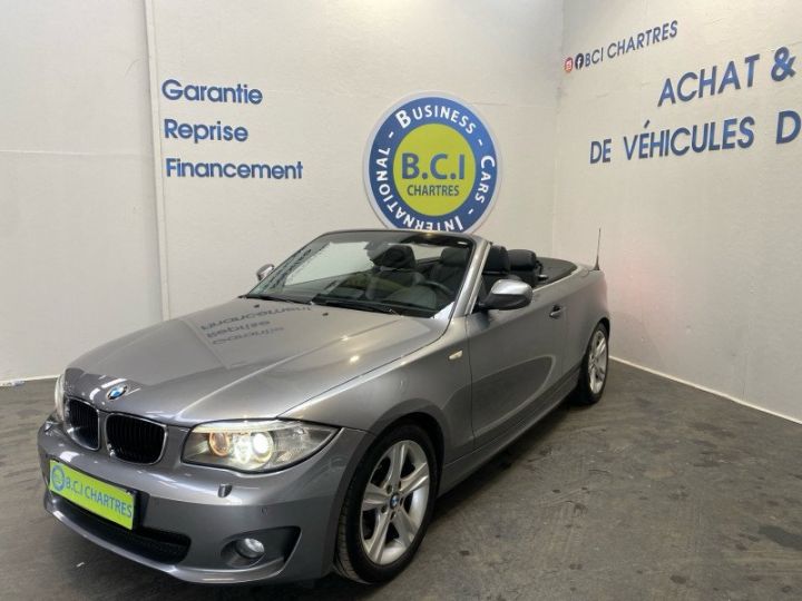 BMW Série 1 SERIE CABRIOLET (E88) 123DA 204CH CONFORT Gris - 3