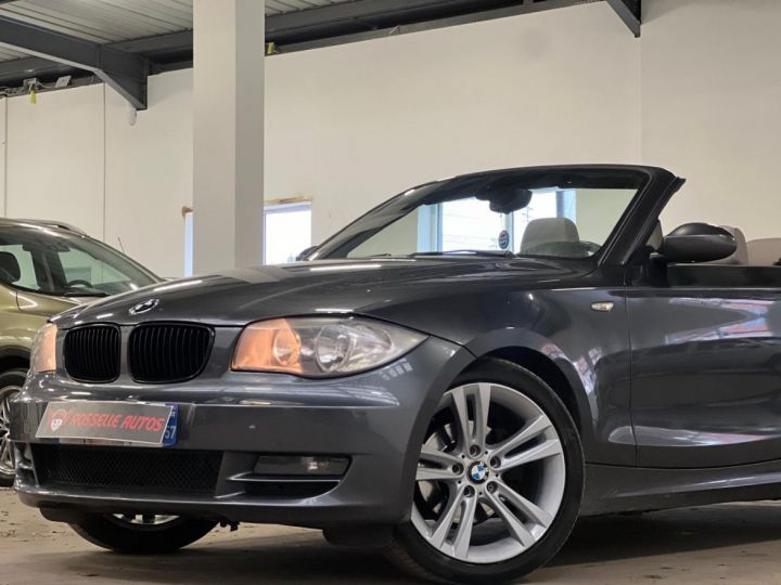 BMW Série 1 SERIE *DEPOT VENTE* 120D 170CH LUXE CABRIOLET Gris Foncé Métallisé - 19