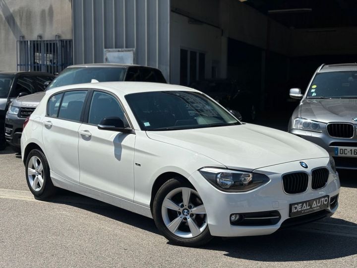 BMW Série 1 Serie F20 118D 143 Sport 5P Blanc - 1