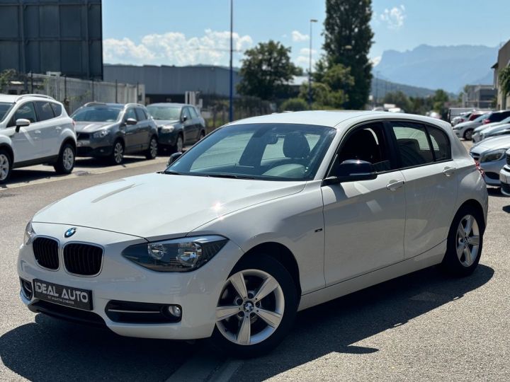 BMW Série 1 Serie F20 118D 143 Sport 5P Blanc - 5