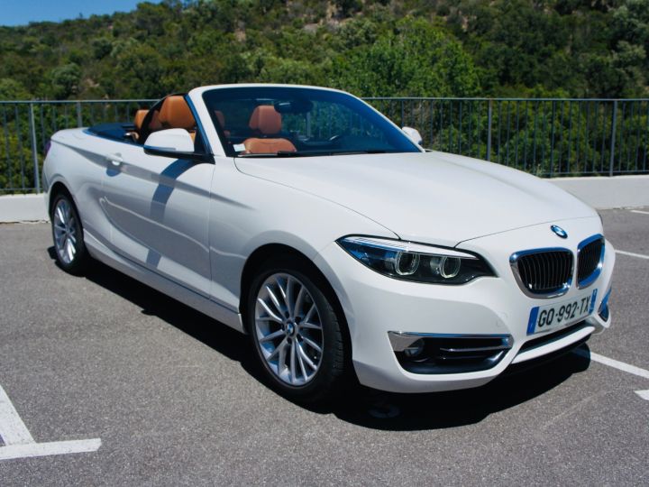 BMW Série 2 BMW SERIE 2 (F23) CABRIOLET 218 IA 136 LUXURY LINE Blanc Verni - 1