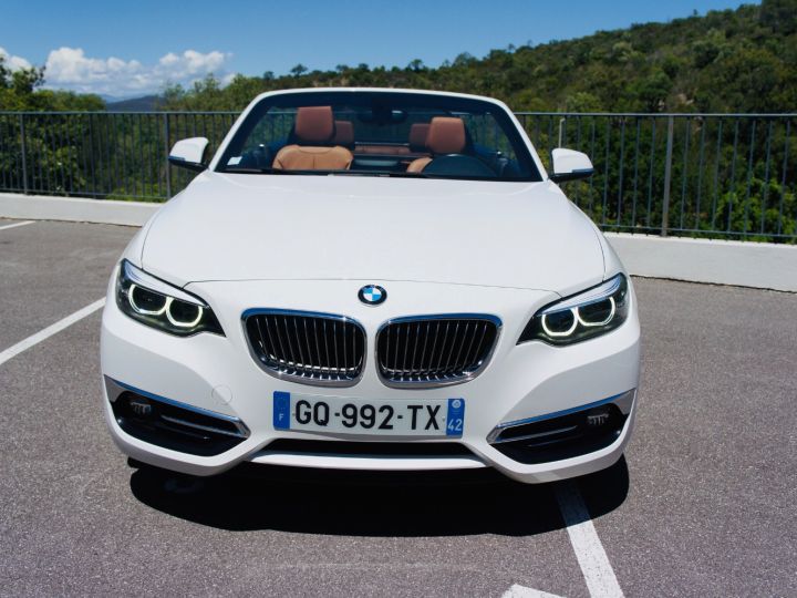 BMW Série 2 BMW SERIE 2 (F23) CABRIOLET 218 IA 136 LUXURY LINE Blanc Verni - 2