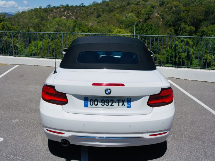 BMW Série 2 BMW SERIE 2 (F23) CABRIOLET 218 IA 136 LUXURY LINE Blanc Verni - 8