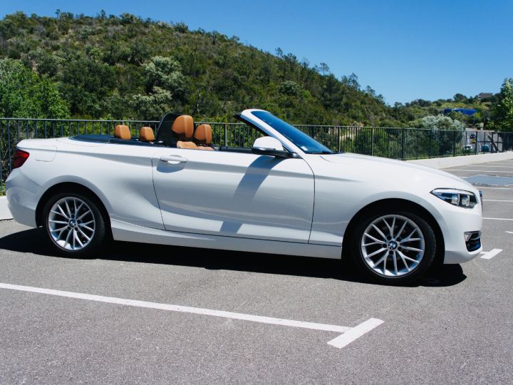 BMW Série 2 BMW SERIE 2 (F23) CABRIOLET 218 IA 136 LUXURY LINE Blanc Verni - 9