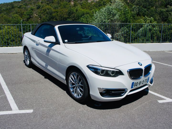 BMW Série 2 BMW SERIE 2 (F23) CABRIOLET 218 IA 136 LUXURY LINE Blanc Verni - 10