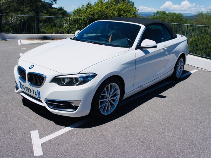 BMW Série 2 BMW SERIE 2 (F23) CABRIOLET 218 IA 136 LUXURY LINE Blanc Verni - 11