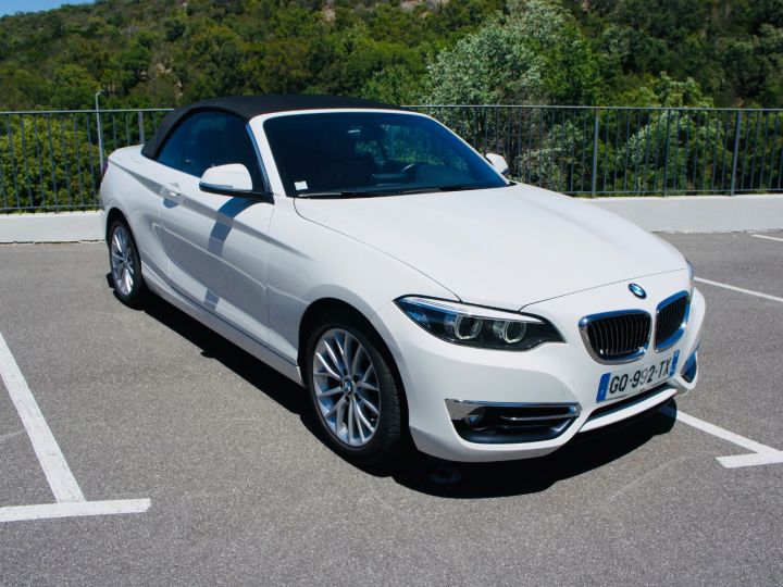 BMW Série 2 BMW SERIE 2 (F23) CABRIOLET 218IA 136 LUXURY LINE Blanc Verni - 1