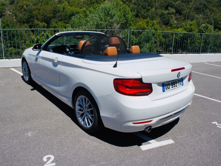 BMW Série 2 BMW SERIE 2 (F23) CABRIOLET 218IA 136 LUXURY LINE Blanc Verni - 10