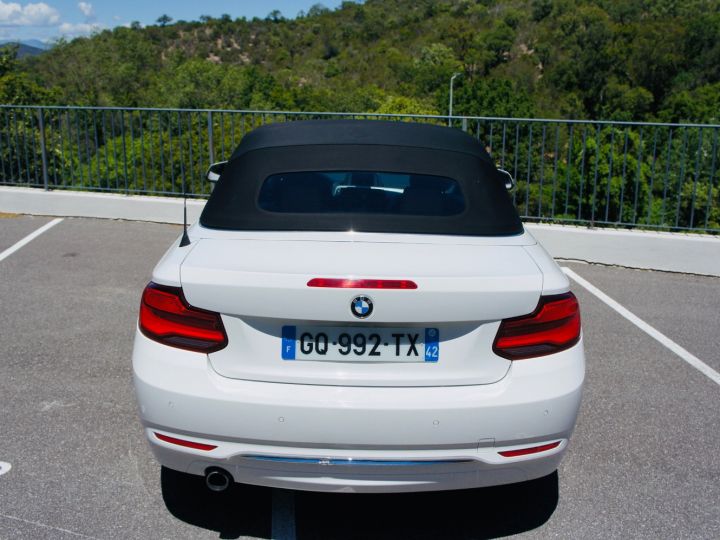 BMW Série 2 BMW SERIE 2 (F23) CABRIOLET 218IA 136 LUXURY LINE Blanc Verni - 11