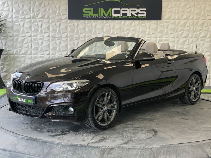 BMW Série 2 Cabriolet I (F23) 230iA 252ch Luxury MARRON FONCE - 9