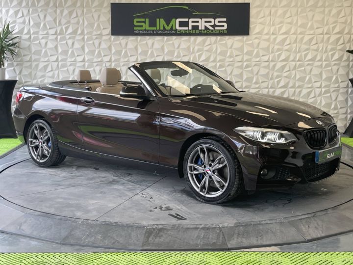 BMW Série 2 Cabriolet I (F23) 230iA 252ch Luxury MARRON FONCE - 10