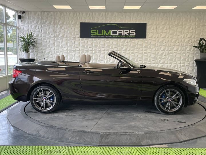 BMW Série 2 Cabriolet I (F23) 230iA 252ch Luxury MARRON FONCE - 12