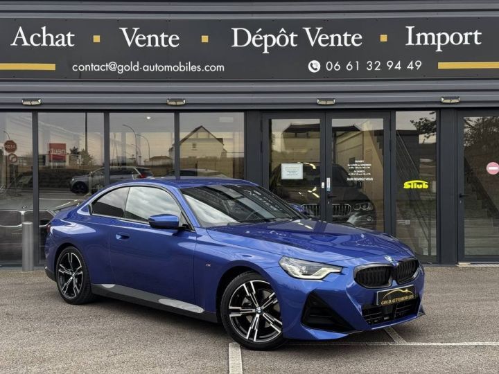 BMW Série 2 Coupe (G42) 220iA 184ch M Sport Bleu Portimao - 2