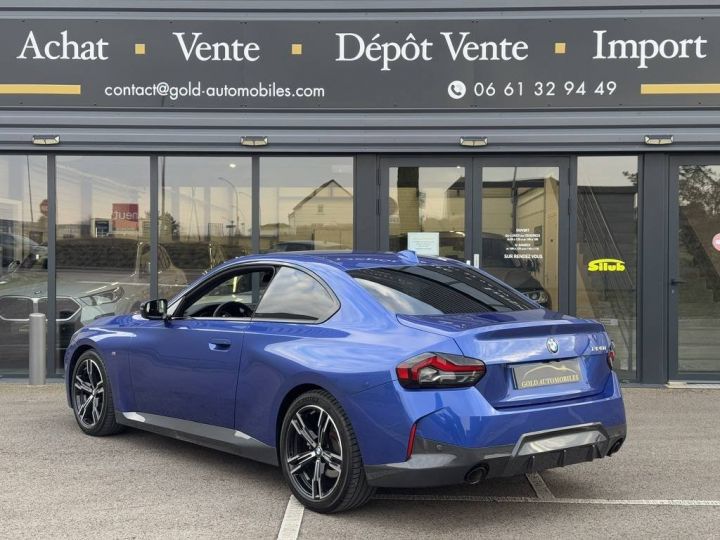 BMW Série 2 Coupe (G42) 220iA 184ch M Sport Bleu Portimao - 3