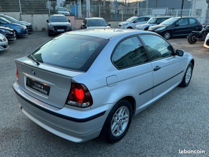 BMW Série 3 (E46) 318 d Compact 2.0 TD 115Cv Clim-Double de clé-Entretien Complet 74.000Km Gris - 4