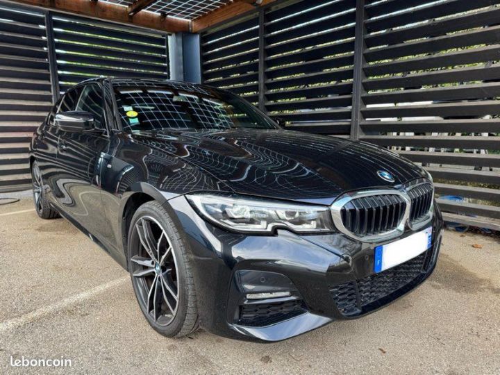 BMW Série 3 G20 320d xDrive 190 ch BVA8 M Sport Affichage tête haute Harman & Kardon Camera 360 Suivi Noir - 1