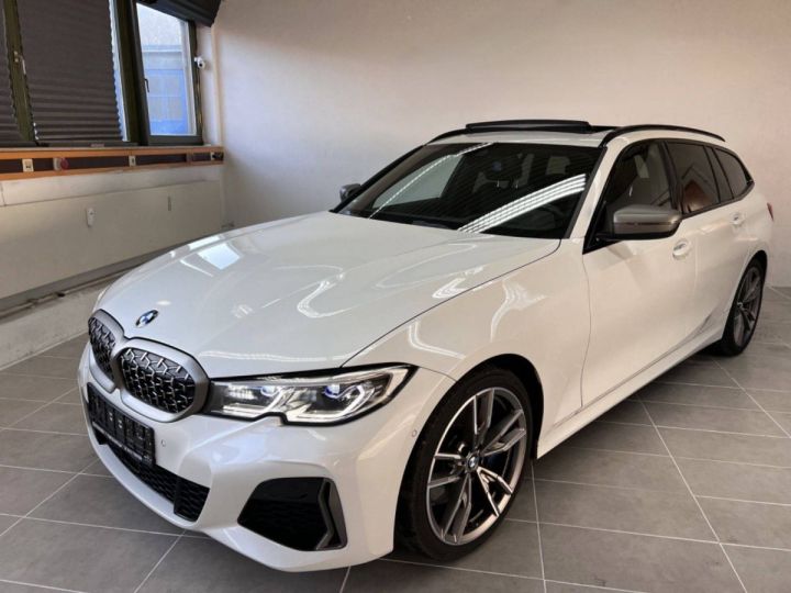 BMW Série 3 M340d M340 d xDrive /VIRTUEL/HUD/PANORAMA Blanc Métallisé - 1