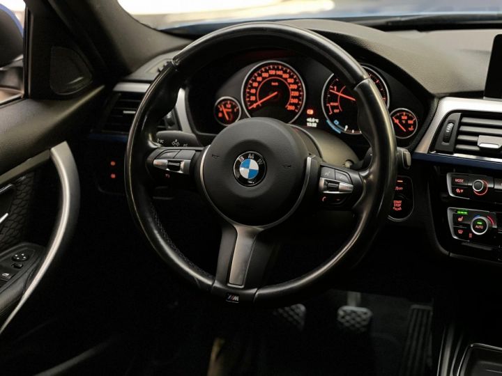 BMW Série 3 SERIE 320D 184CH M SPORT Bleu Clair Métallisé - 14