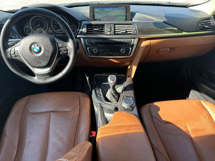 BMW Série 3 serie 320d f30 luxury 2014 gps Marron - 3