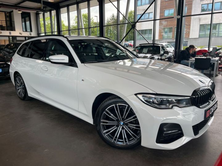 BMW Série 3 Touring 320d 190 ch BVA8 M-Sport Garantie 6 ans LED Cockpit Pro 18P 449-mois Blanc - 3