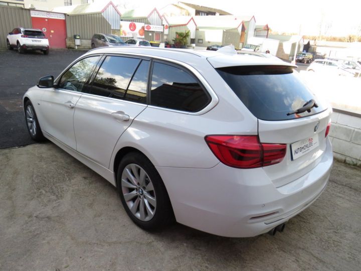 BMW Série 3 Touring   f31 320 d luxury hello future bva 8 Blanc - 3