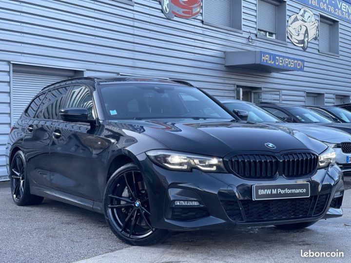 BMW Série 3 Touring G21 330dA MH 286ch xDrive M Sport Full Black Toit Panoramique Attelage Noir - 1