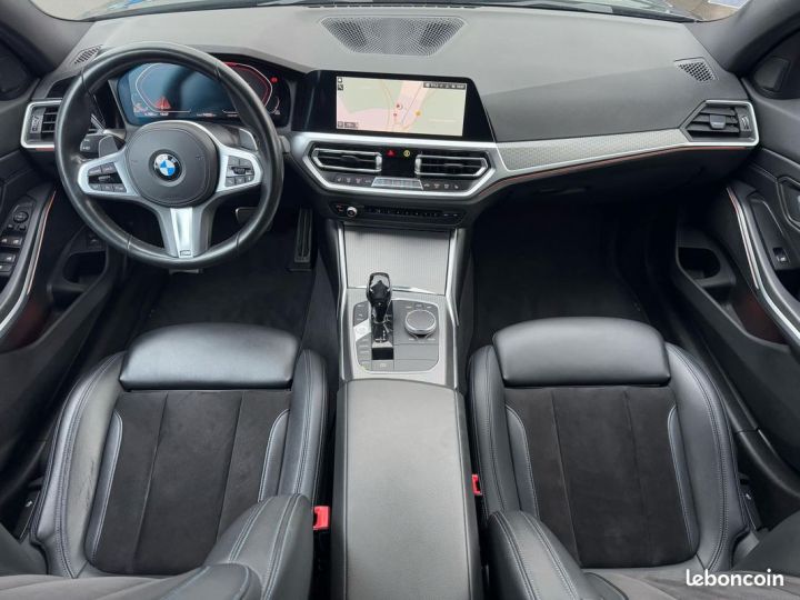 BMW Série 3 Touring Pack M 190CH Carplay Caméra Sièges Chauffants Virtual Cockpit Coffre Electrique LED 18P Garantie 6 ans 509-mois Noir - 4