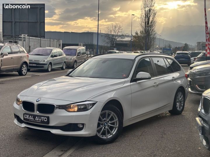 BMW Série 3 Touring Serie 320dA xDrive 184 Lounge 1ère Main Blanc - 1