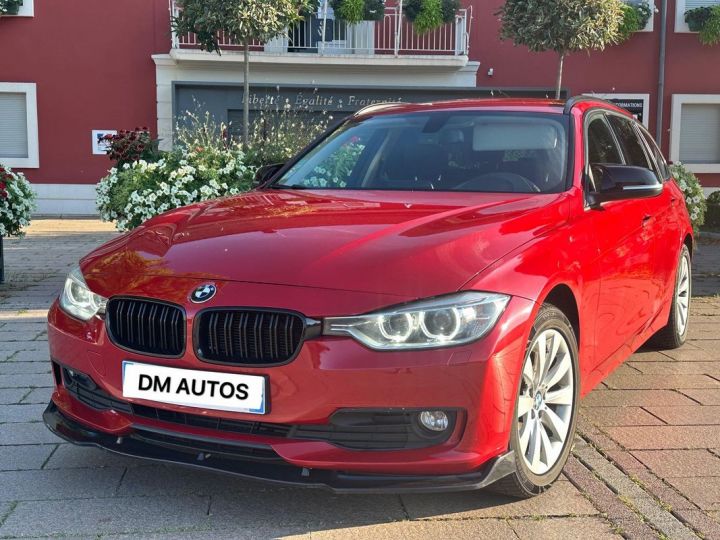 BMW Série 3 Touring serie f30 318d xdrive 143 ch Rouge - 2