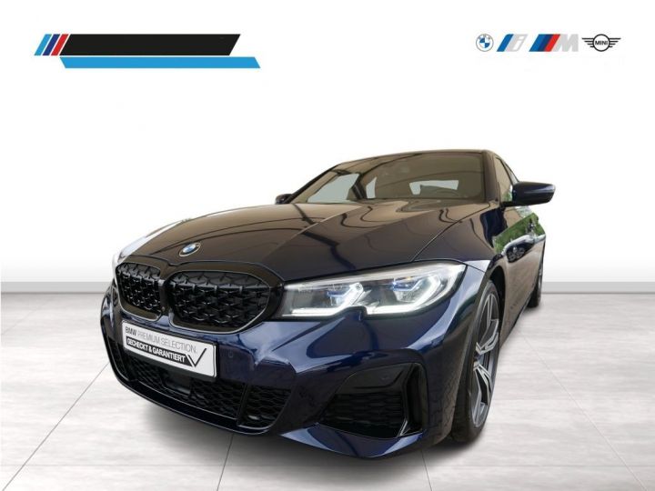 BMW Série 3 XDrive Berline 340Ch Toit Ouvrant Attelage Caméra Garantie / 11 Bleu Métallisé - 1