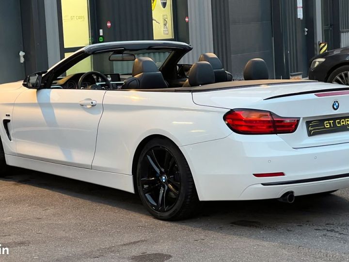 BMW Série 4 420 D cabriolet crédit 325 euros par mois pack Sport Design Blanc - 2