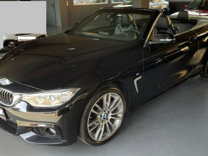 BMW Série 4 (F33) CABRIOLET 435I 306 M SPORT BVA8 /07/2015 noir métal - 1