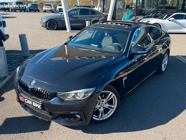 BMW Série 4 Gran Coupe 420d 190 ch M-Sport Garantie 6 ans Boite auto Toit ouvrant GPS LED Entretien exclusif chez 479-mois Noir - 1