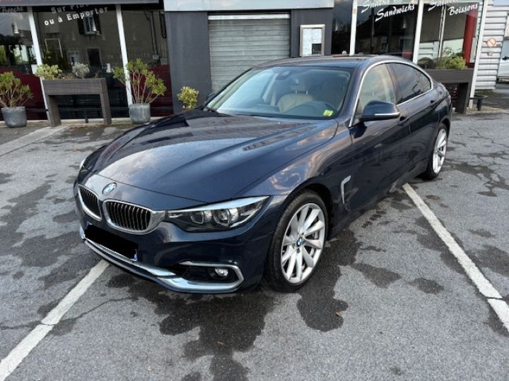 BMW Série 4 Gran Coupe 420I 184 LUXURY BVA8 Bleu Marine - 1