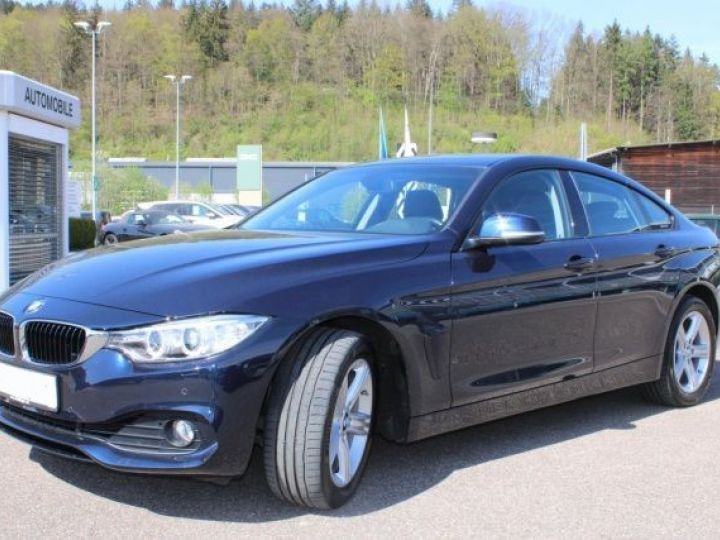 BMW Série 4 Gran Coupe 435d XDrive 313Ch Caméra Nav Pro Attelage Xénon Garantie Bleu Métallisé - 1