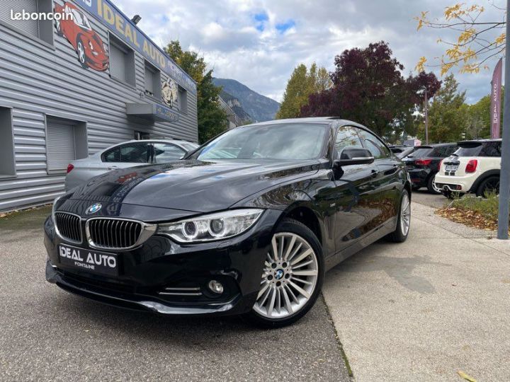 BMW Série 4 Gran Coupe F36 435iA xDrive 306ch Luxury 1ere Main 71.500 Kms T.O Volant M Sport Camera 360 Noir - 2