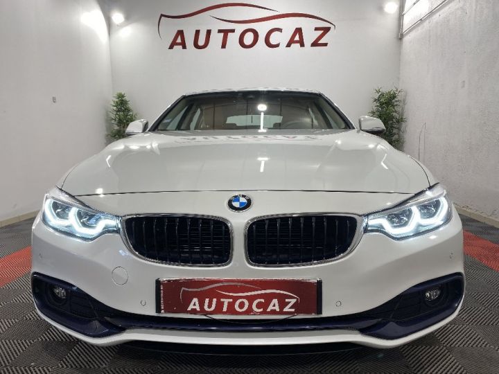 BMW Série 4 Gran Coupe SERIE F36 LCI2 420d 190ch BVA8 Sportline +60 000KMS+2019 Blanc - 4